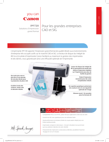 Canon IPF 720 Manuel du propriétaire | Fixfr