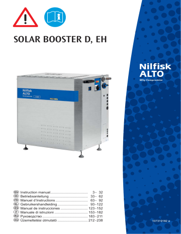 Nilfisk SOLAR BOOSTER E Manuel du propriétaire | Fixfr