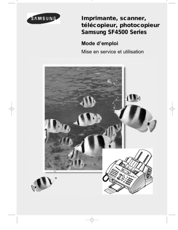 Samsung SF-4500C Manuel du propriétaire | Fixfr