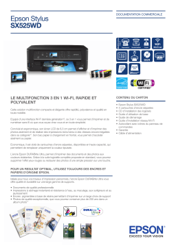 Epson Stylus SX525WD Manuel du propriétaire