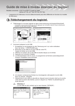 Samsung LE32A650A1H Manuel du propriétaire