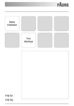 Faure FYB761NL Manuel du propriétaire