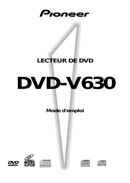 Pioneer DVD-V630 Manuel du propriétaire