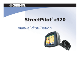 Garmin StreetPilot C320 Manuel du propriétaire