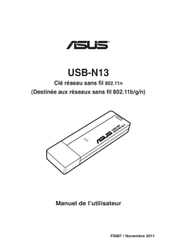 Asus USB-N13 B1 Manuel du propriétaire