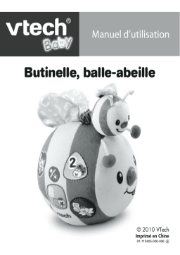 VTech BUTINELLE BALLE-ABEILLE Manuel utilisateur
