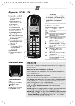 Siemens Gigaset AL110A Manuel du propriétaire