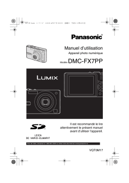 Panasonic LUMIX DMC-FX7PP Manuel du propriétaire