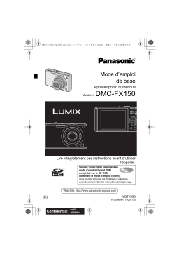 Panasonic Lumix DMC-FX150 Manuel du propriétaire