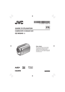 JVC GZ-MG840 Manuel du propriétaire