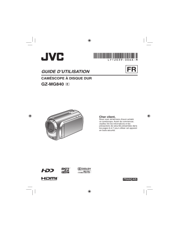 GZ-MG840BEU | JVC GZ-MG840 Manuel du propriétaire | Fixfr