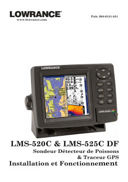 Lowrance LMS-520C Manuel utilisateur