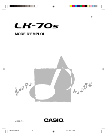 Manuel du propriétaire | Casio LK-70S Manuel utilisateur | Fixfr