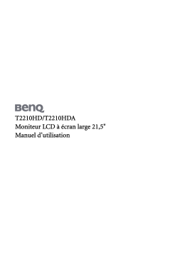 BenQ T2210HD Manuel utilisateur