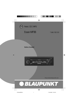 Blaupunkt ESSEN MP36 Manuel du propriétaire