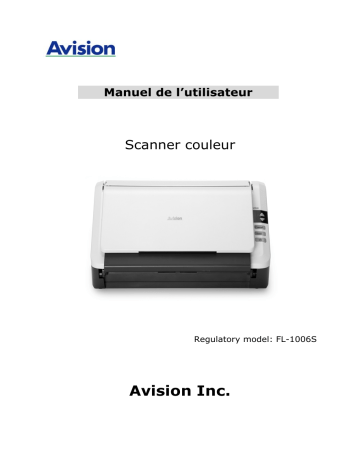 Avision FL-1006S Manuel du propriétaire | Fixfr