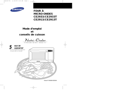 Samsung CE2933 Manuel du propriétaire