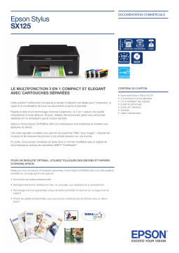 Epson Stylus SX125 Manuel du propriétaire