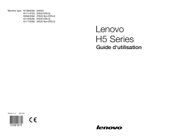 Lenovo H520 (VDP1NFR) Manuel du propriétaire