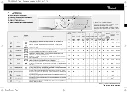 Whirlpool AWM 6130 Manuel du propriétaire