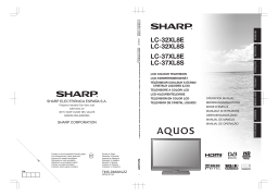 Sharp lc-37xl8e Manuel du propriétaire
