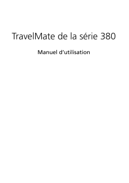 Acer TRAVELMATE-38X Manuel du propriétaire