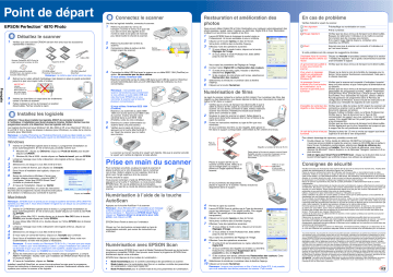 Epson PERFECTION 4870 Manuel du propriétaire | Fixfr