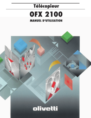 Olivetti OFX 2100 Manuel du propriétaire | Fixfr