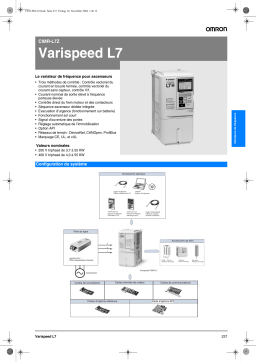 Omron CIMR-L7Z Manuel du propriétaire