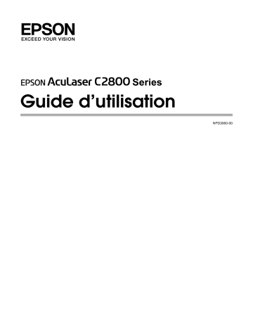 Epson ACULASER C2800DTN Manuel du propriétaire | Fixfr