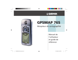 Garmin GPSMAP 76S Manuel du propriétaire