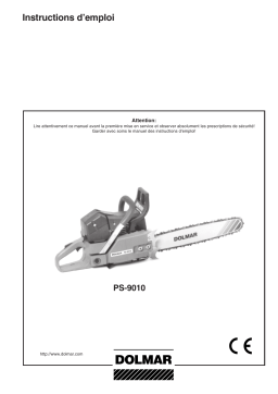 Dolmar PS9010S60 Manuel du propriétaire