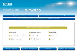 Epson EH-TW5200 Manuel du propriétaire