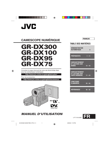 JVC GR-DX95E Manuel du propriétaire | Fixfr