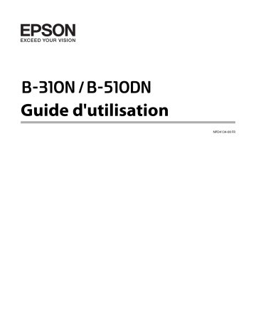 Epson B-310N Manuel du propriétaire | Fixfr