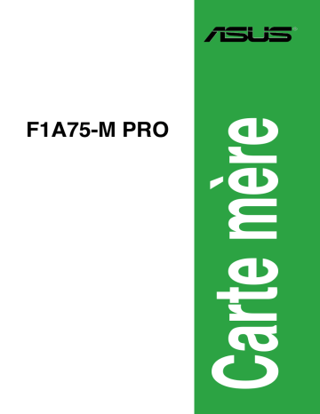 Asus F1A75-M PRO CSM Manuel du propriétaire | Fixfr