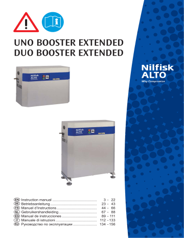 DUO BOOSTER EXTENDED | UNO BOOSTER EXTENDED | Nilfisk Uno Booster Manuel du propriétaire | Fixfr