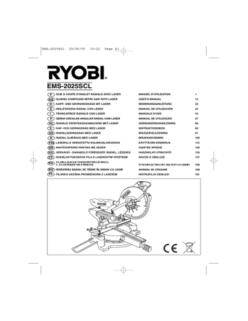 Ryobi EMS-2025SCL Manuel du propriétaire | Fixfr