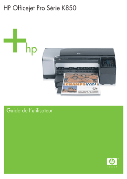 HP OFFICEJET PRO K850 COLOR Manuel du propriétaire