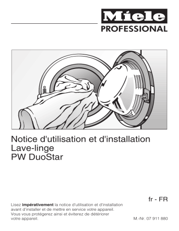 Miele PW DUOSTAR Manuel du propriétaire | Fixfr