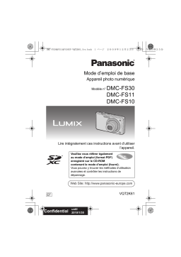 Panasonic Lumix DMC-FS10 Manuel du propriétaire