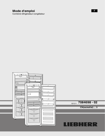 Liebherr CNPESF 4013 Manuel du propriétaire | Fixfr