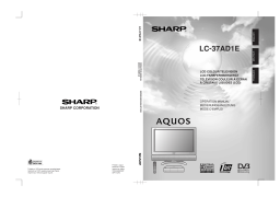 Sharp LC-37AD1E Manuel du propriétaire