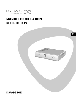 Daewoo DSA-9310E Manuel du propriétaire