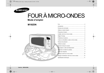 Samsung M192DN-Y Manuel du propriétaire | Fixfr