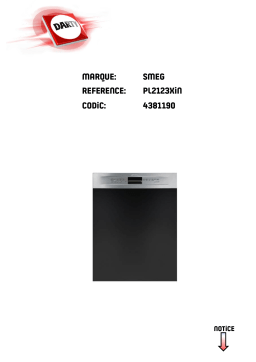 Smeg PL2123XIN Manuel du propriétaire