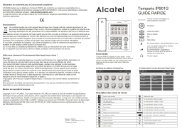 Alcatel Temporis IP901G Manuel du propriétaire