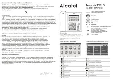 Alcatel Temporis IP901G Manuel du propriétaire | Fixfr