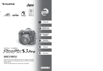 Fujifilm FinePix S3 Pro Manuel du propriétaire | Fixfr