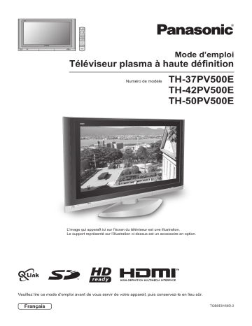 TH-50PV500E | TH-37PV500E | Panasonic TH-42PV500E Manuel du propriétaire | Fixfr
